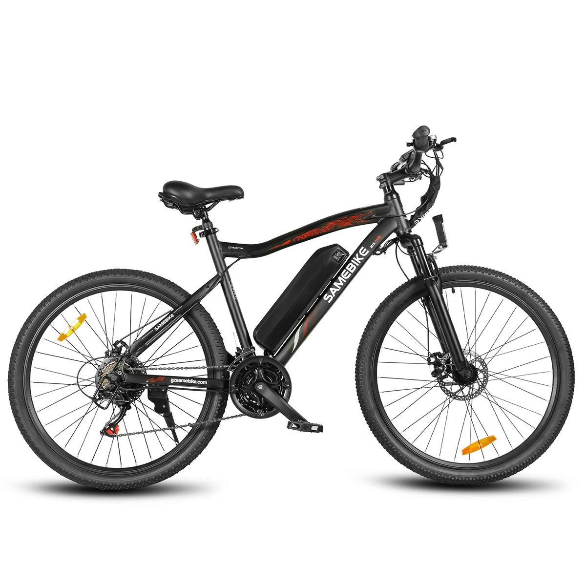 Vélo Électrique De Banlieue Samebike Sy26-ii, 500 W, 13 Ah, Shimano 21 Vitesses, Noir
