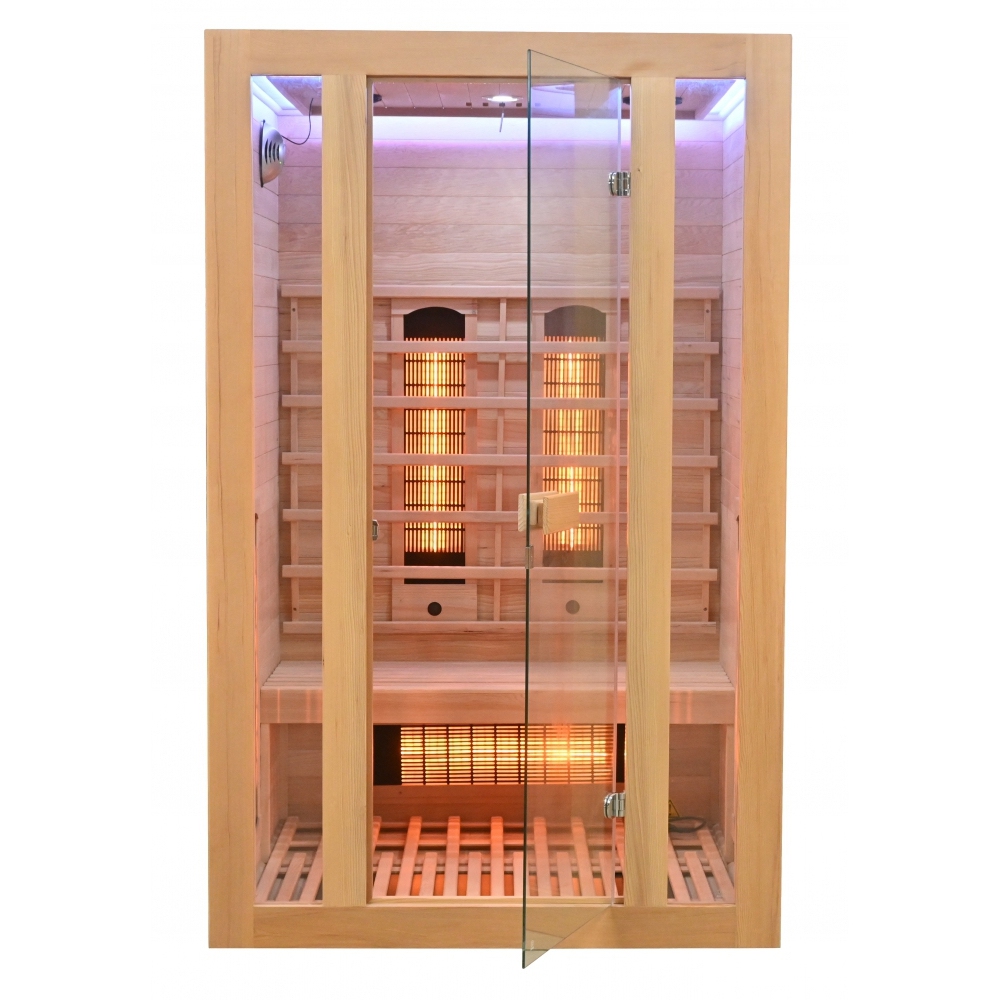 Infrasauna Belatrix Benton 2 Lux – pohľad na kabínu