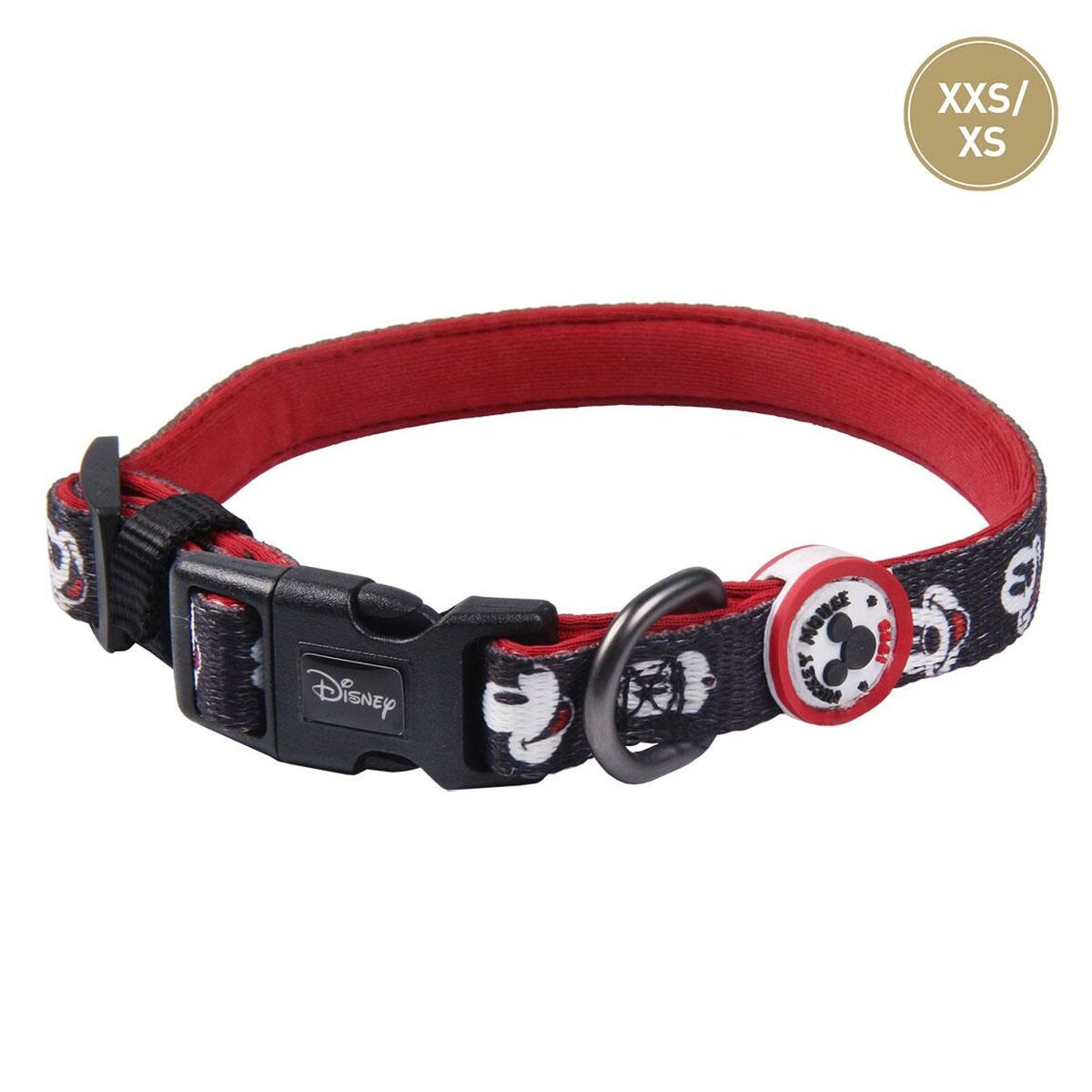 Collier Pour Chien Mickey Mouse Xxs/xs Noir