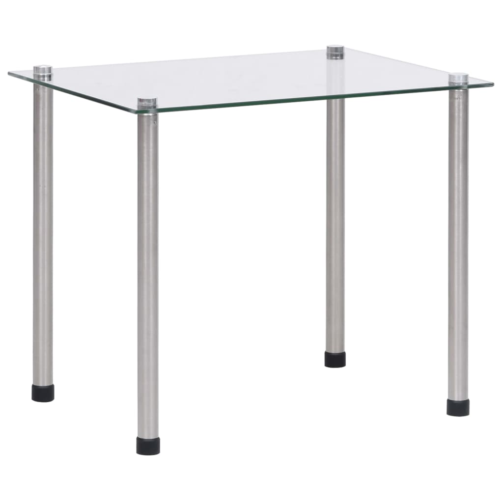 Tables Basses | Tables Gigognes | Tables D'appoint 3 Pcs Transparent Verre Trempé