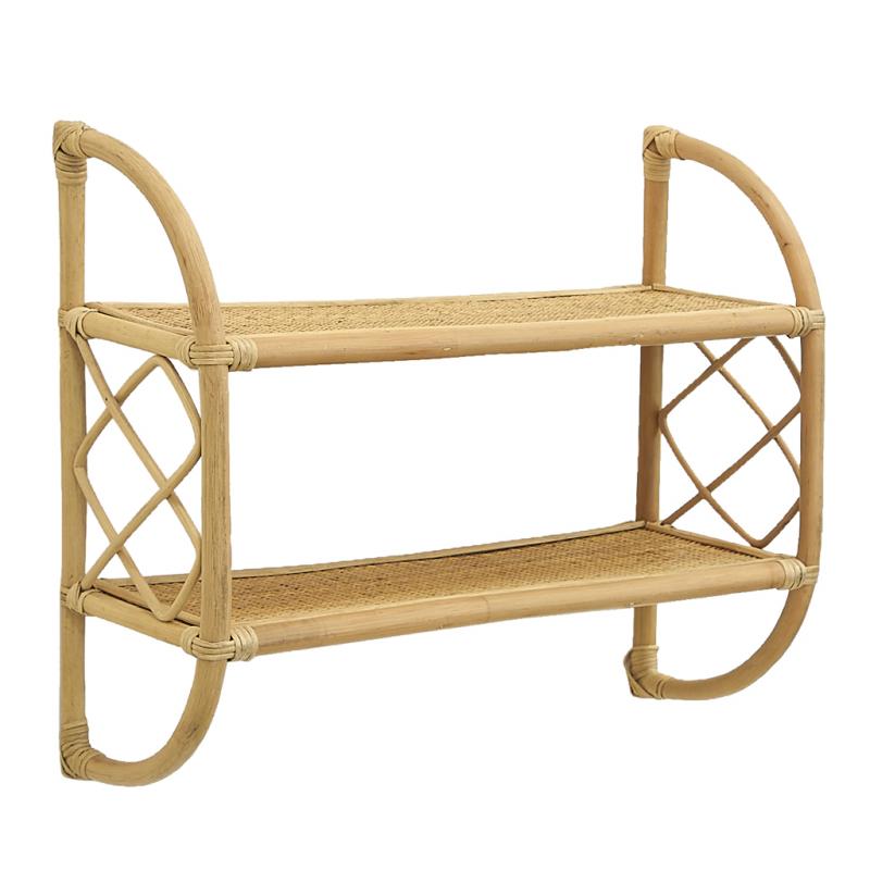 Etagère Murale En Rotin Naturel