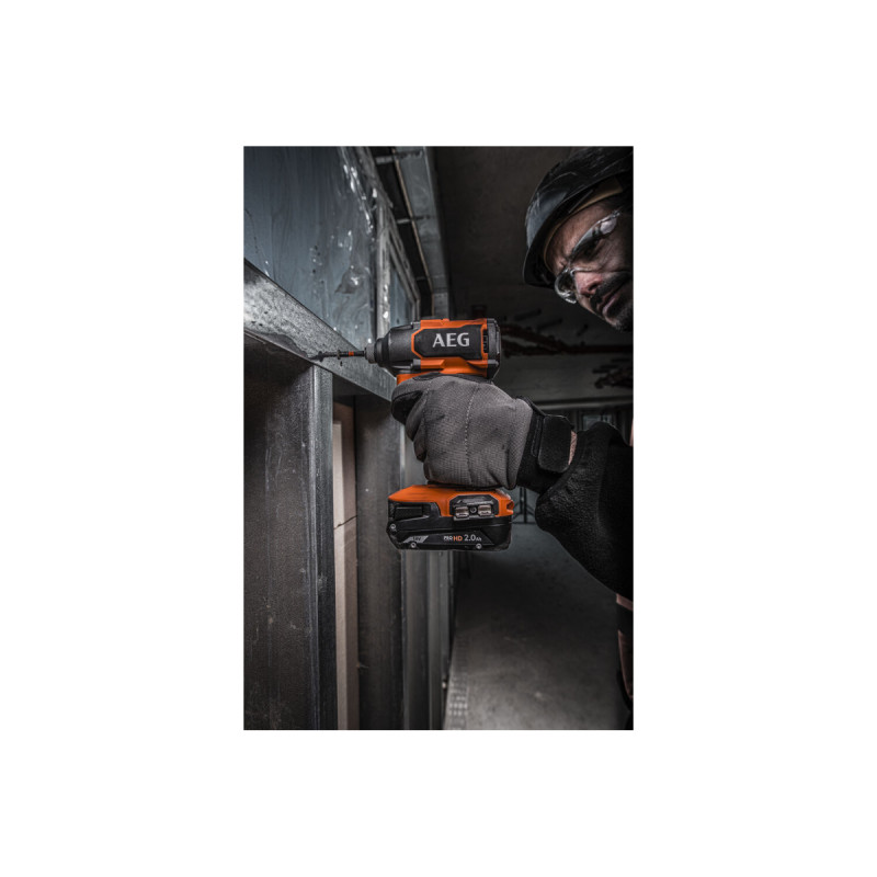 Pack Aeg 18v - Visseuse À Chocs Brushless 350 Nm - Batterie 4.0 Ah - Chargeur - Cais