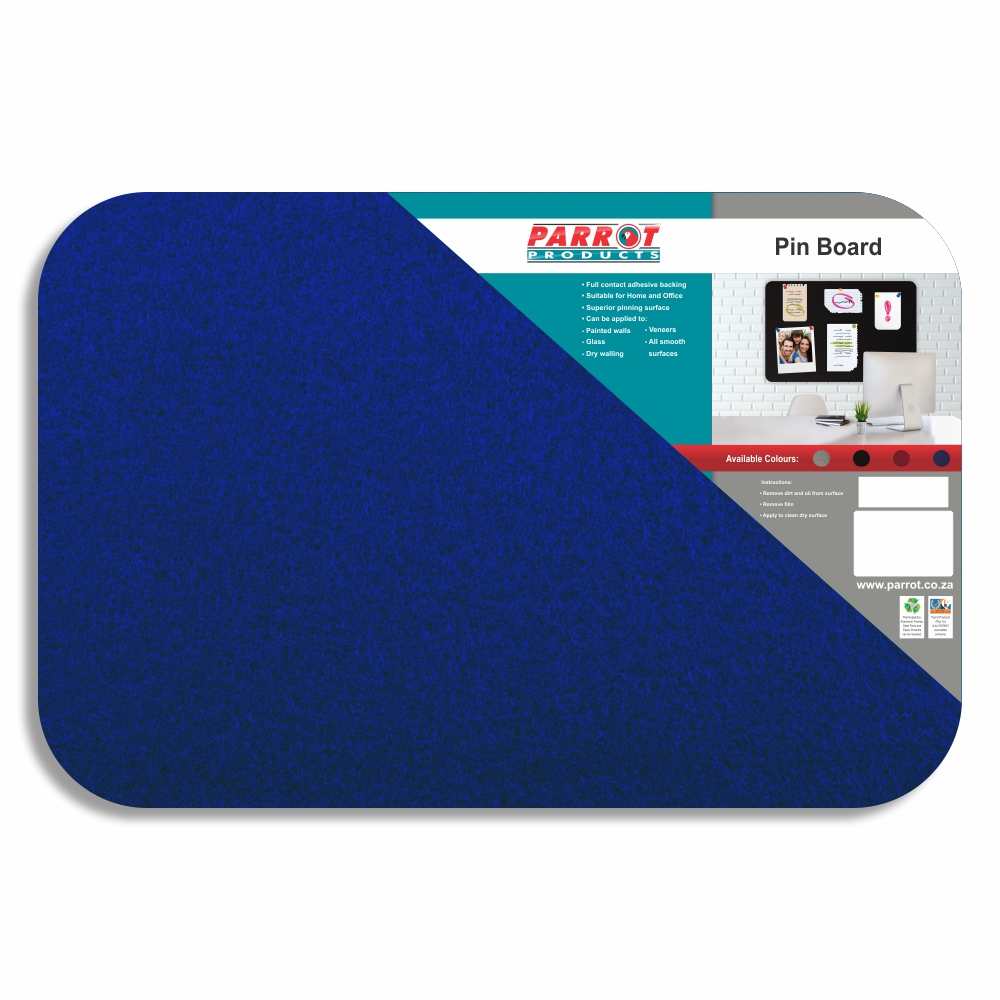 Adhesive Pin Board (No Frame - 450*300mm - Blue)