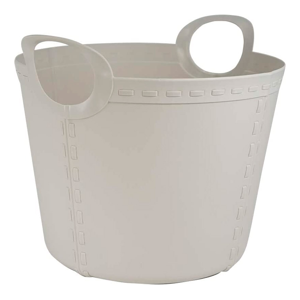2x Panier Craft Medium 25l Gris Clair 45x38,5x34