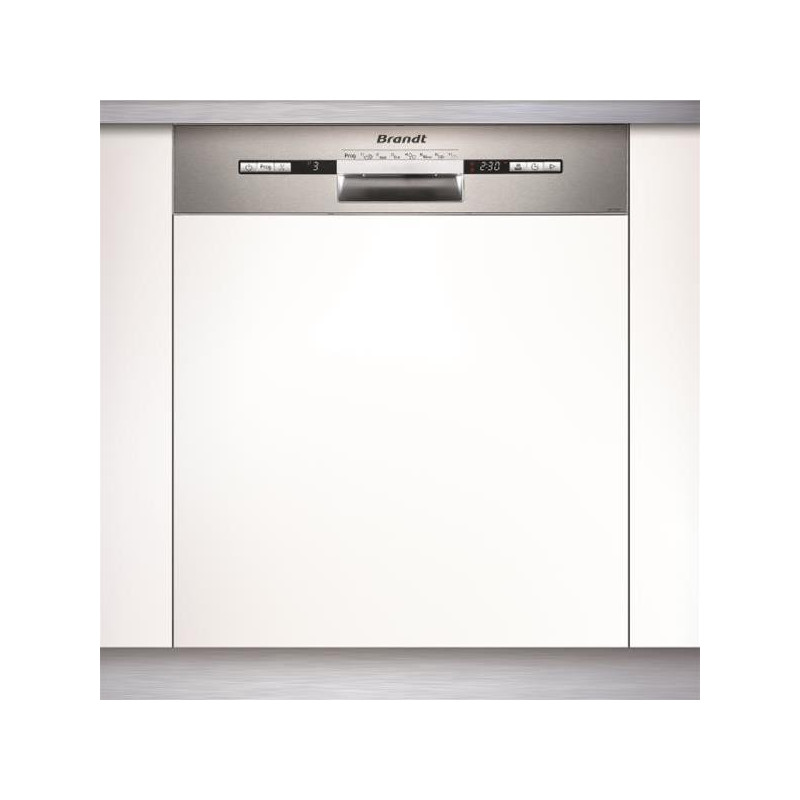 Brandt Lavevaisselle Intégrable Encastrable Bandeau Inox 47db 12 Couverts 60cm Dépar à Prix