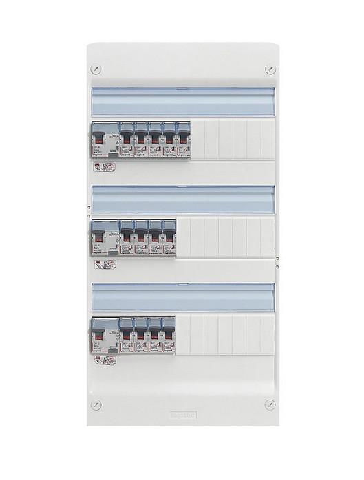 Coffret Équipé, Pré-câblé Drivia T3 3 Rangées Legrand
