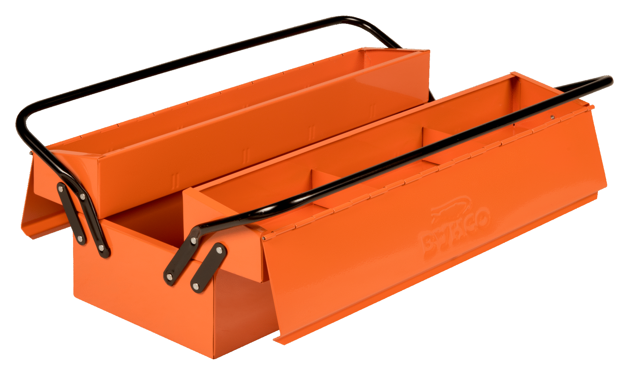Caisses À Outils Métalliques Avec 3 Compartiments 190x500x210 Mm 960100030 Bahco