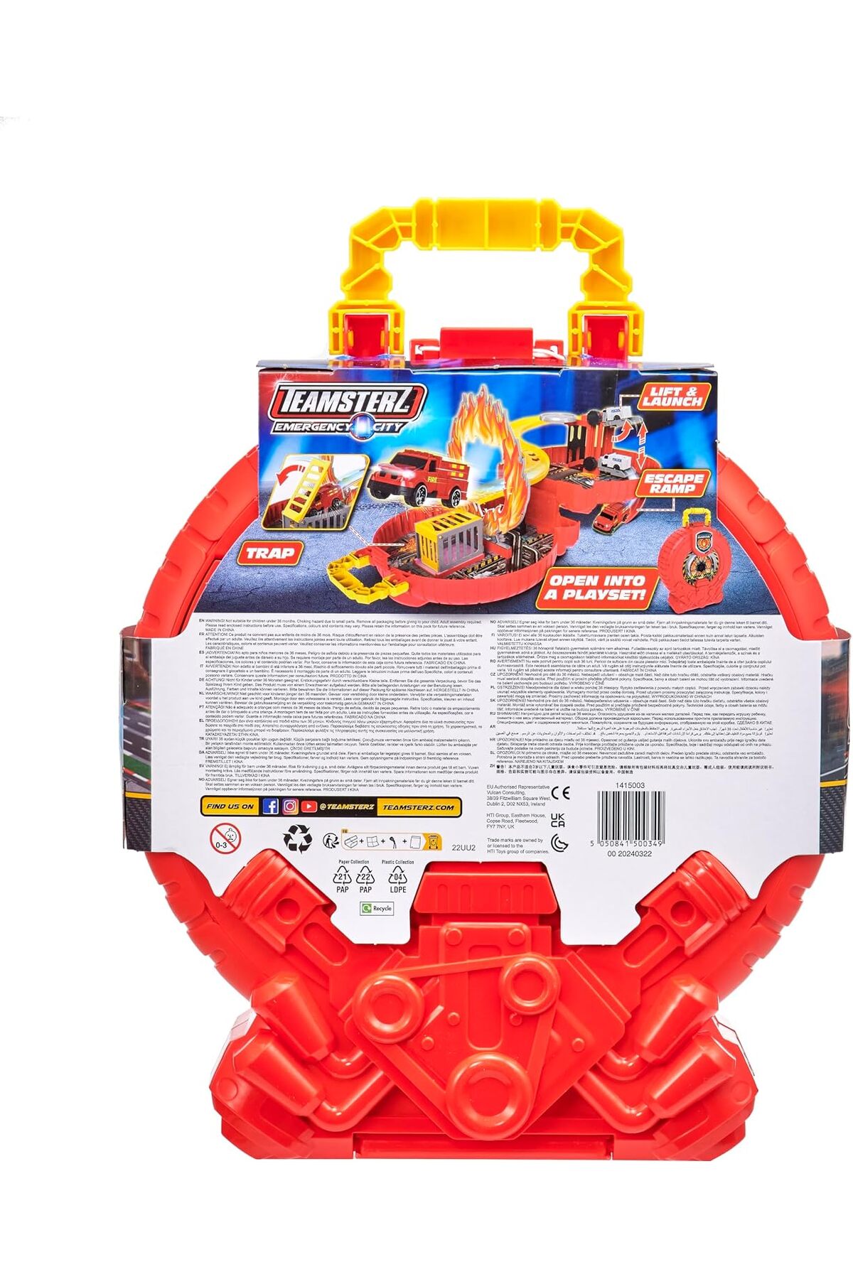 Teamsterz Vehicle & Track Set Fire Truck