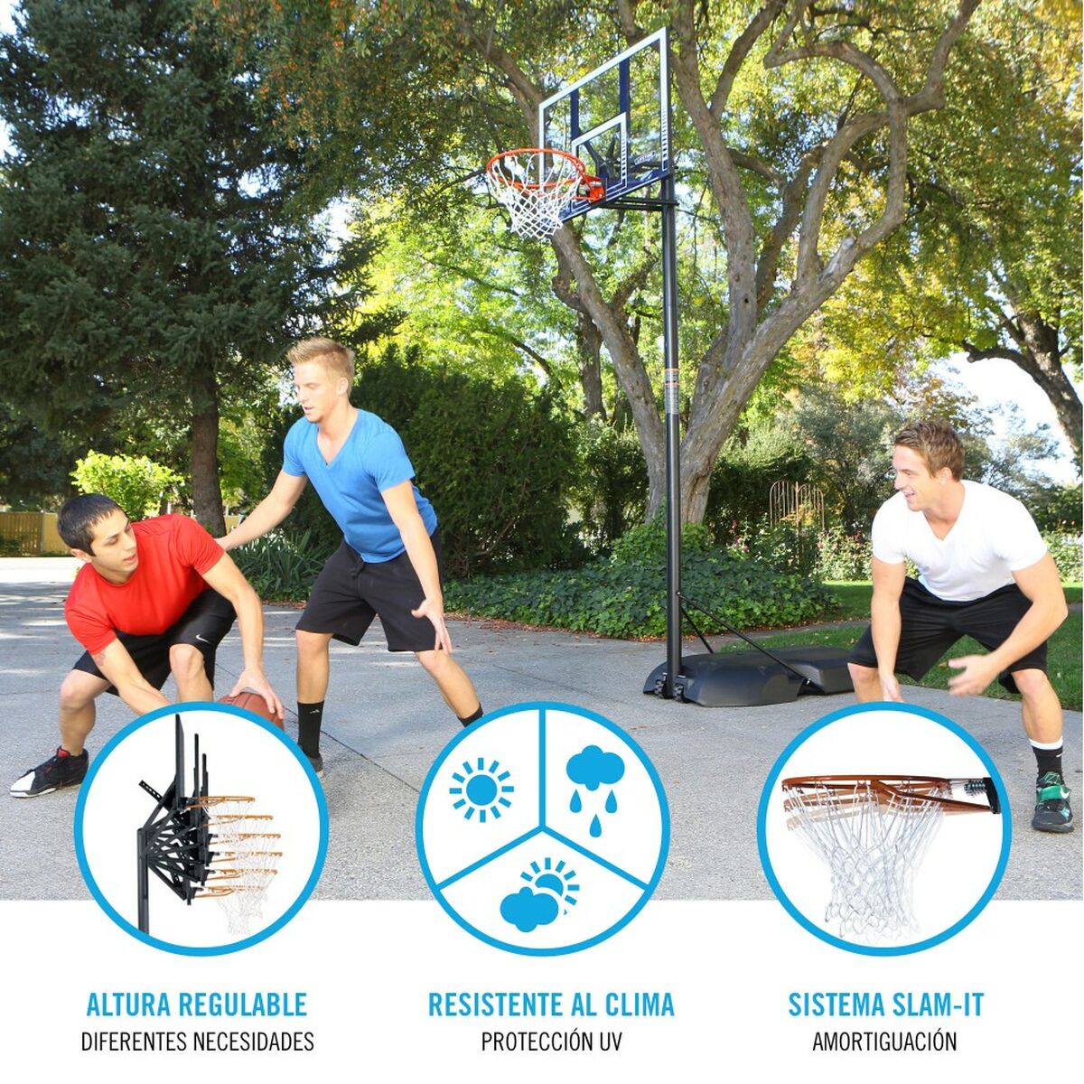 Panier De Basket Lifetime 122 X 305 X 187 Cm