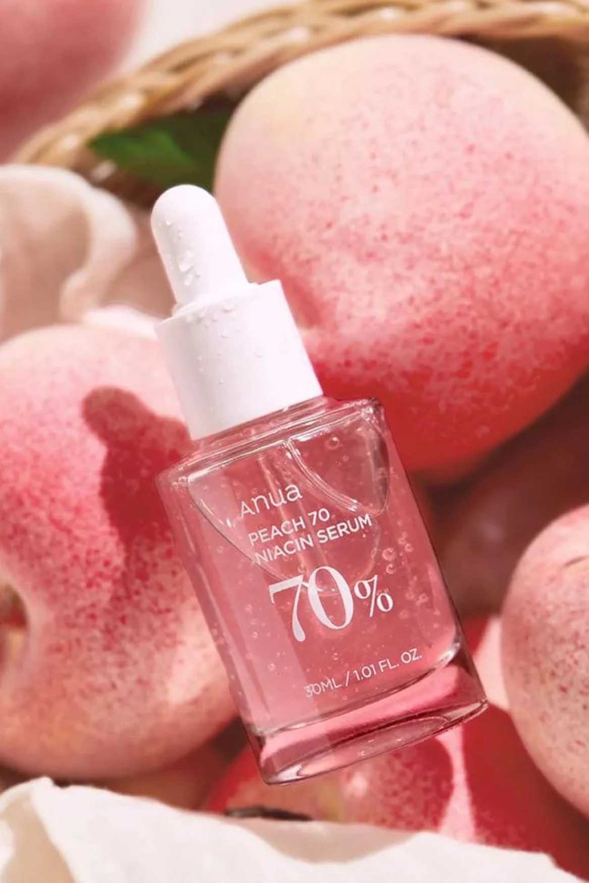 Anua Peach 70% Niacinamide rozjasňujúce sérum – produktový obrázok
