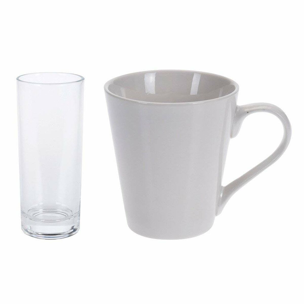Service De Vaisselle Excellent Houseware Stockholm Porcelaine Blanc 36 Pièces