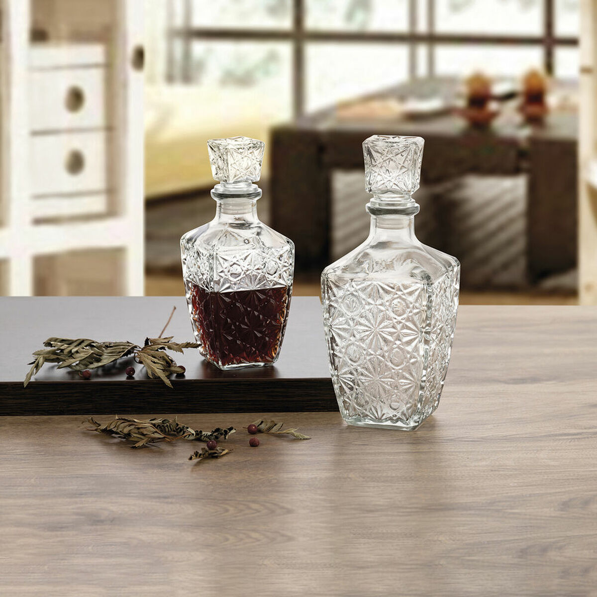 Bouteille De Whisky Quid Renova Bicolore Verre 500 Ml