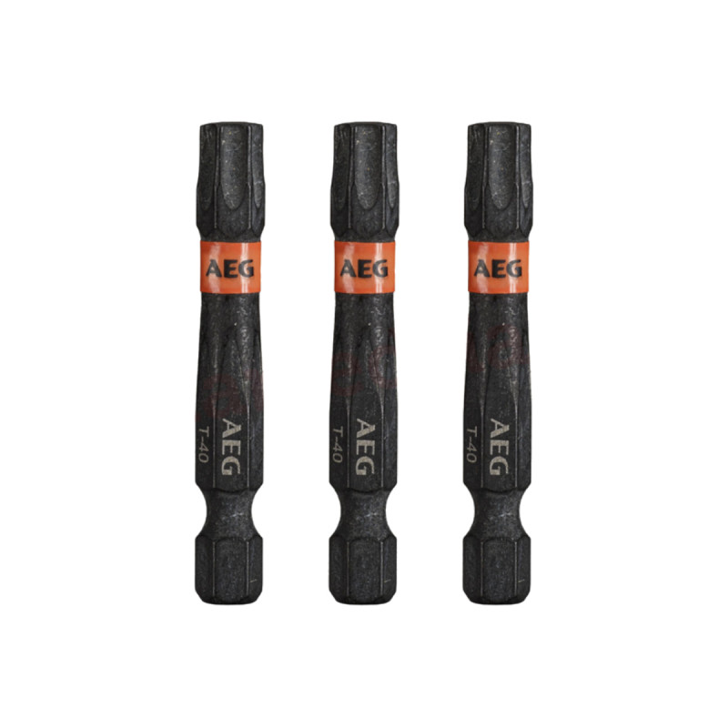 Embouts De Vissage Balistiques Renforcés Aeg - 50 Mm - 3 Pcs - Tx40