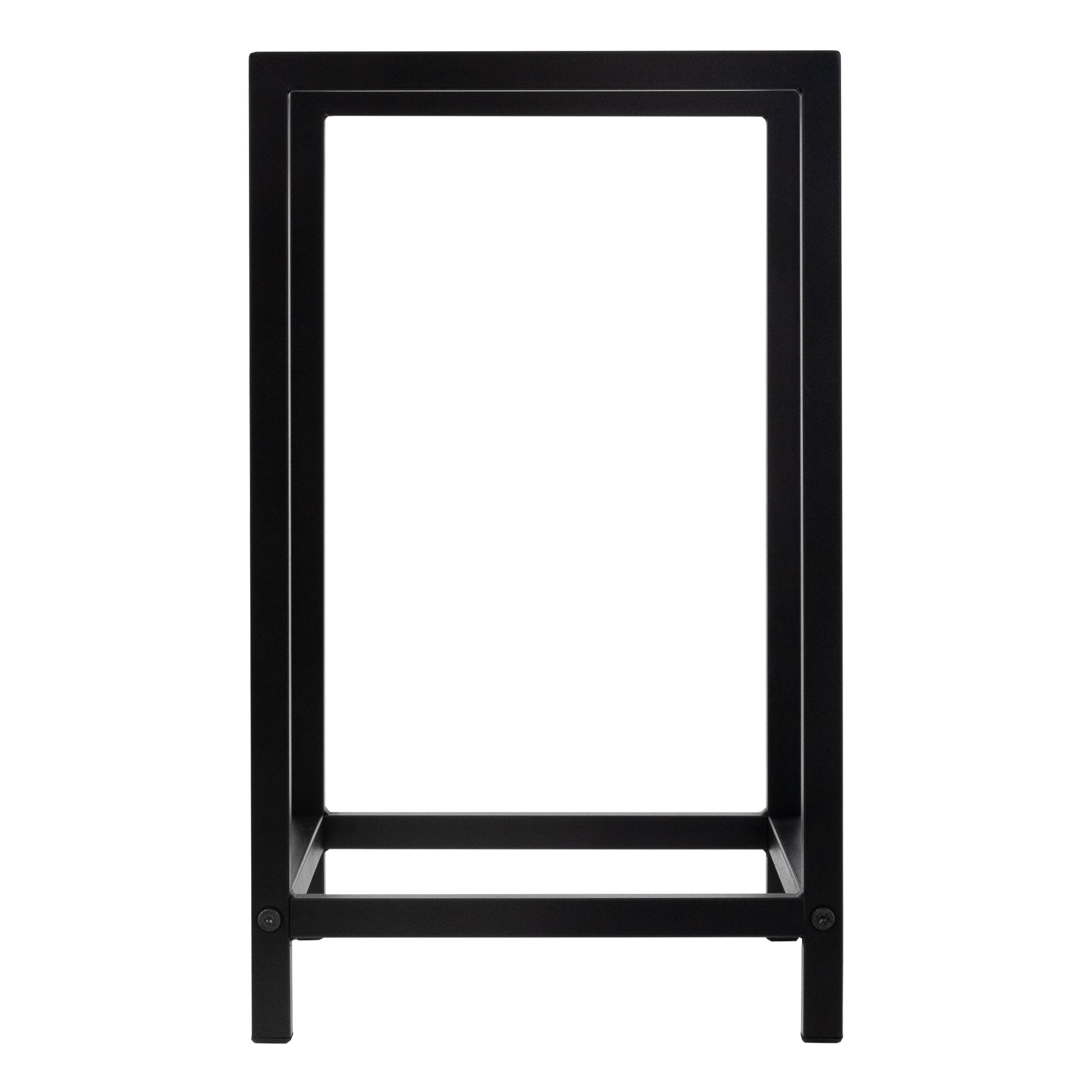 HOMCOM Étagère bois de cheminée porte-bûches rangement bûches design