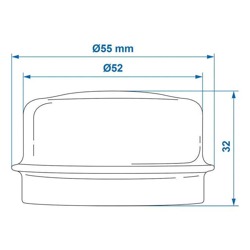 Bouchon De Moyeu Ø52mmx26mm Convient À Knott/hahn/nieper
