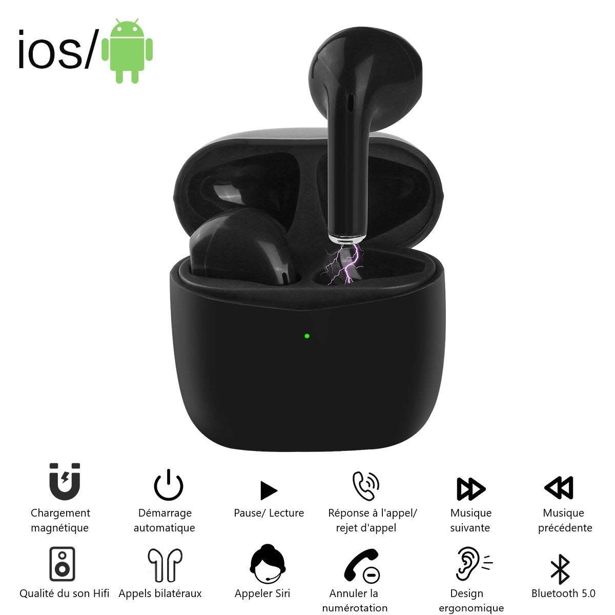 Ecouteurs Bluetooth Sans Fil