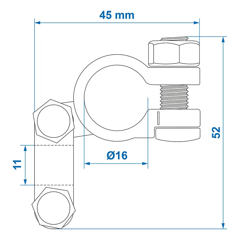 Cosse De Connexion De Batterie (-) Standard