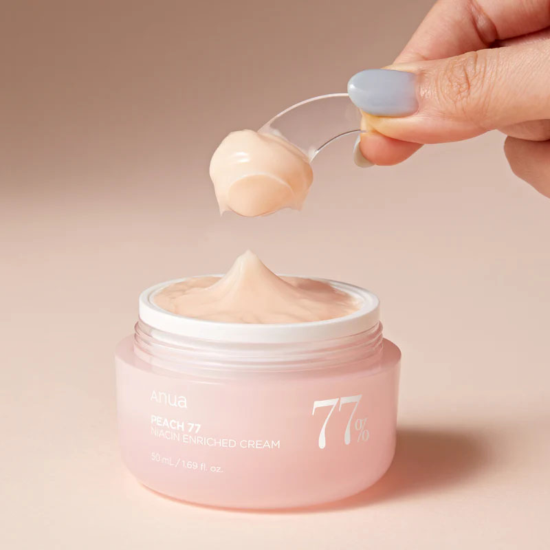 Detail krému Anua Peach 77 percent Niacin Enriched Cream