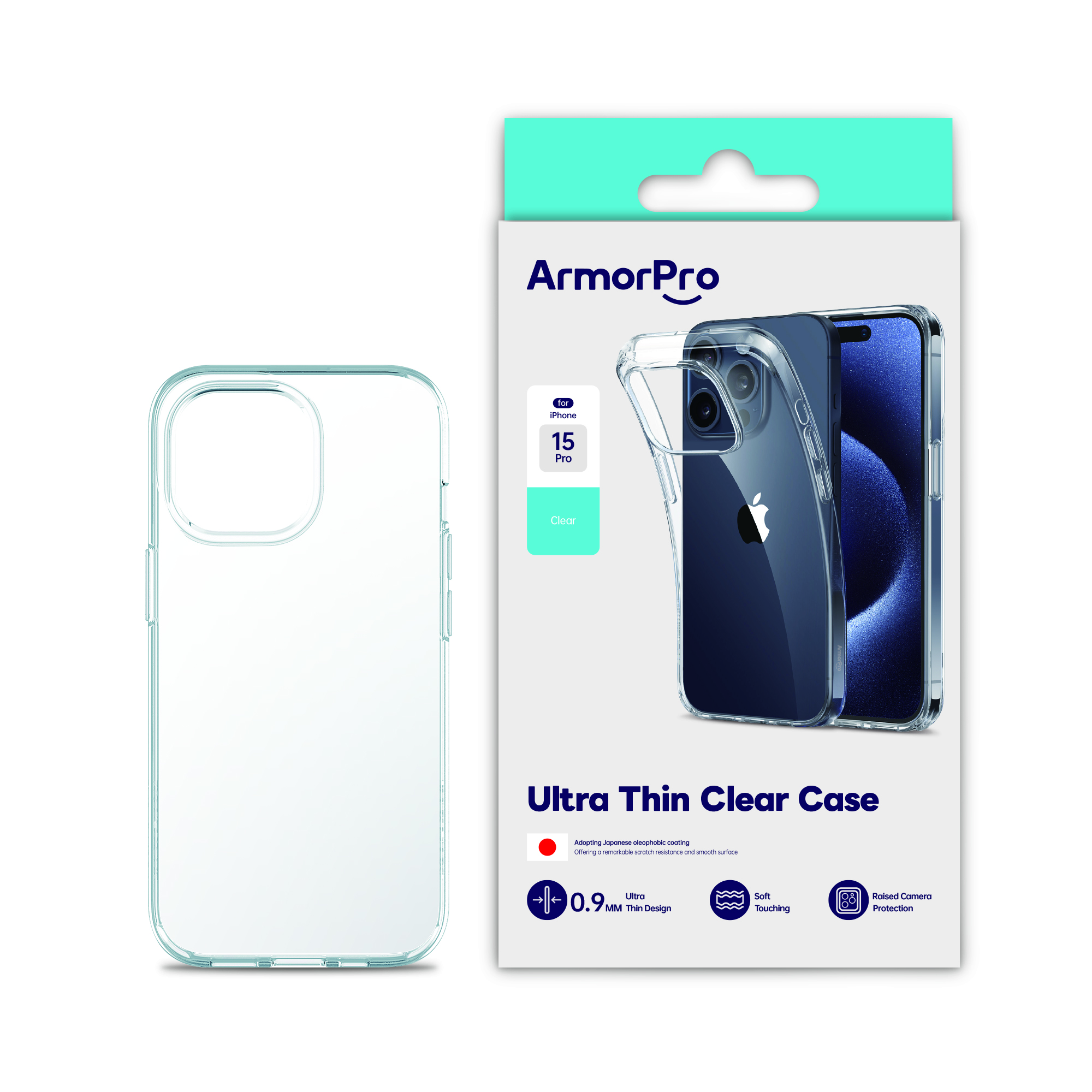 ArmorPro iPhone 15 Pro Back Cover Mobile Case