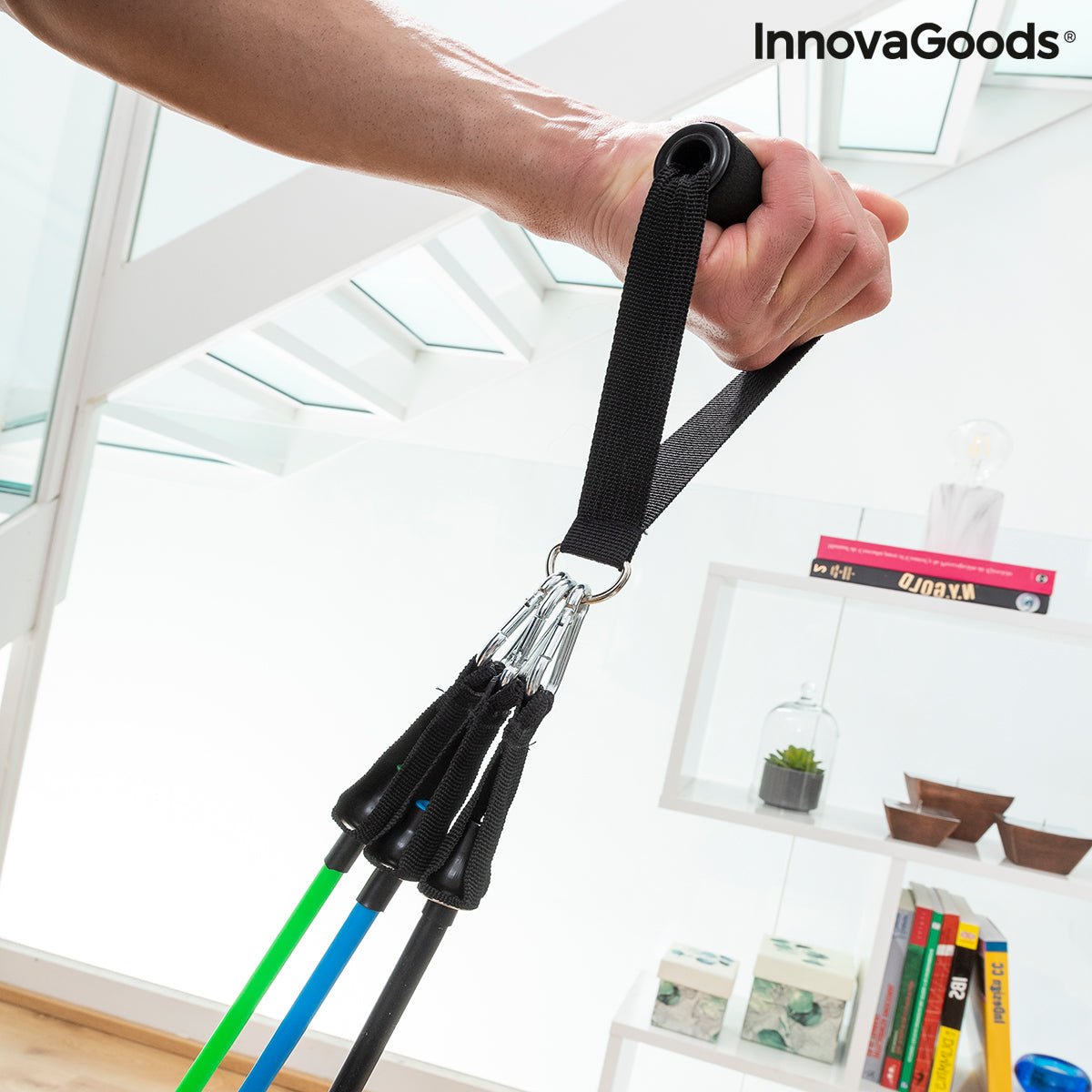 Innovagoods Lot De 3 Bandes De Résistance Avec Accessoires Et Guide D'exercice