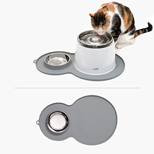 Catit Set De Table Peanut - Taille M - Gris