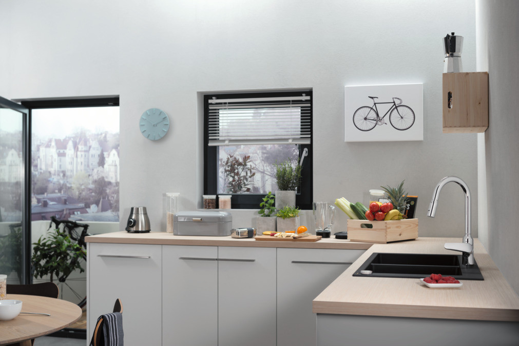 Mitigeur De Cuisine Focus M42 220 Avec Douchette Extractible 2 Jets Finition Chromé Hansgrohe