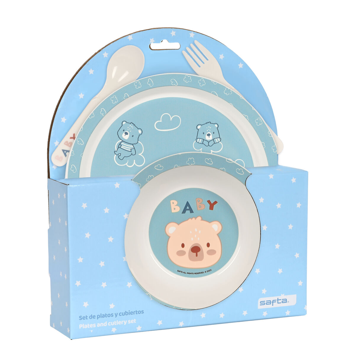 Ensemble Vaisselle Pour Enfants Safta Baby Bear (4 Pièces)