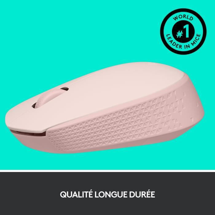 Souris Sans Fil Ergonomique Noire - 1600 DPI - Connexion 2.4 GHz - Optique - Neuf