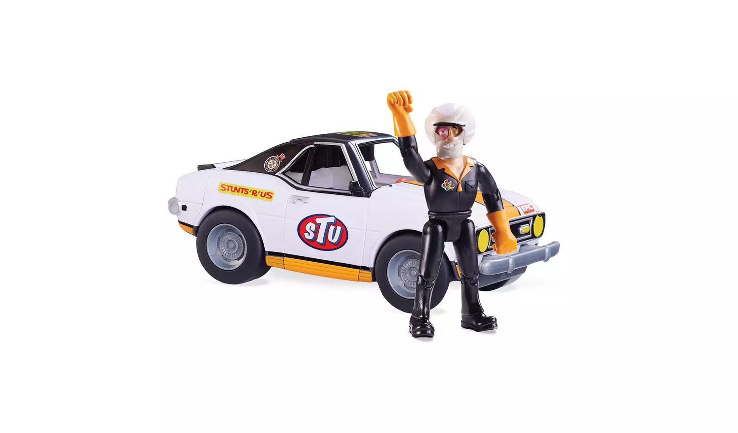 Stuntman Stu Diecast Model Playset Sports Car
