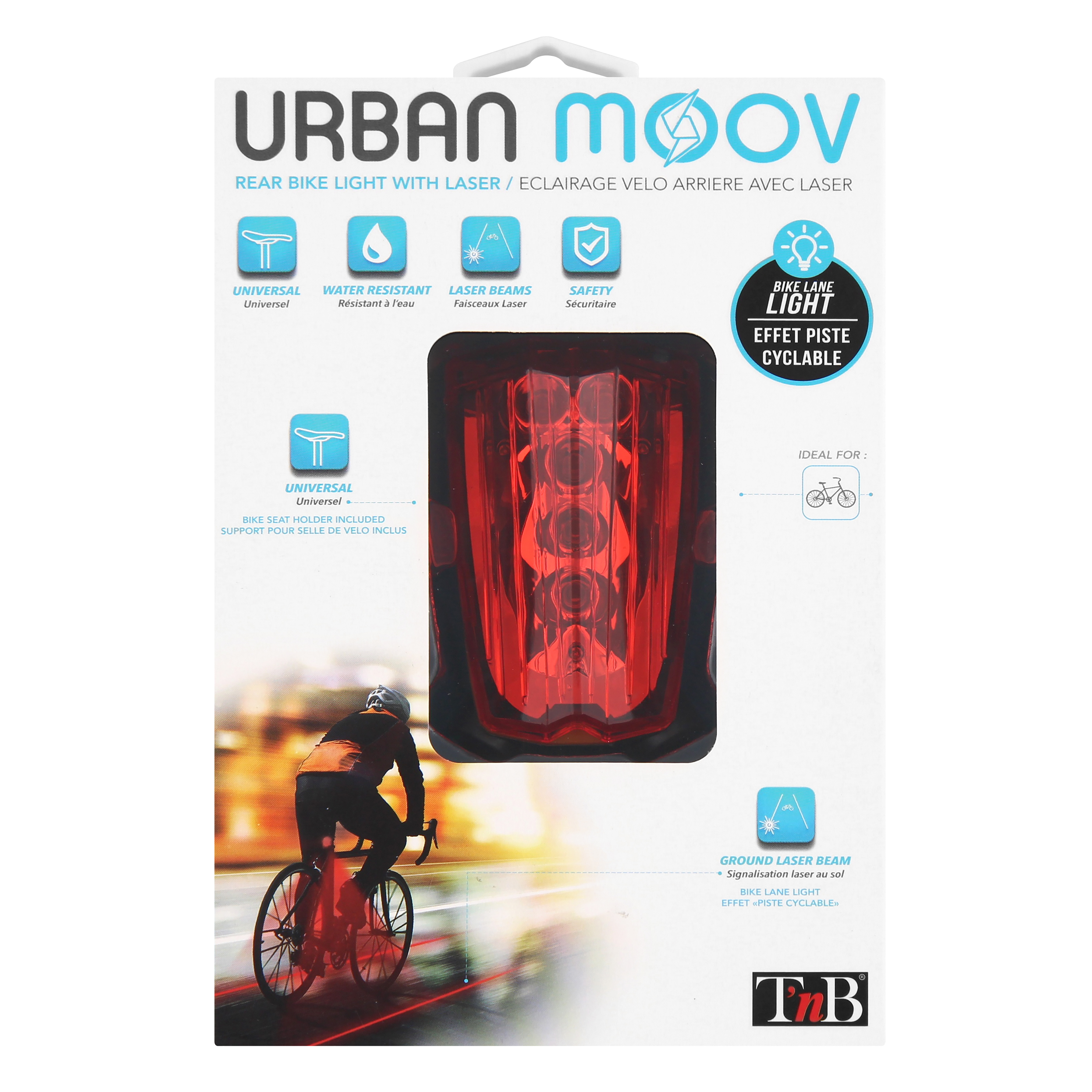 Luces traseras T n B Urban Moov Rojo