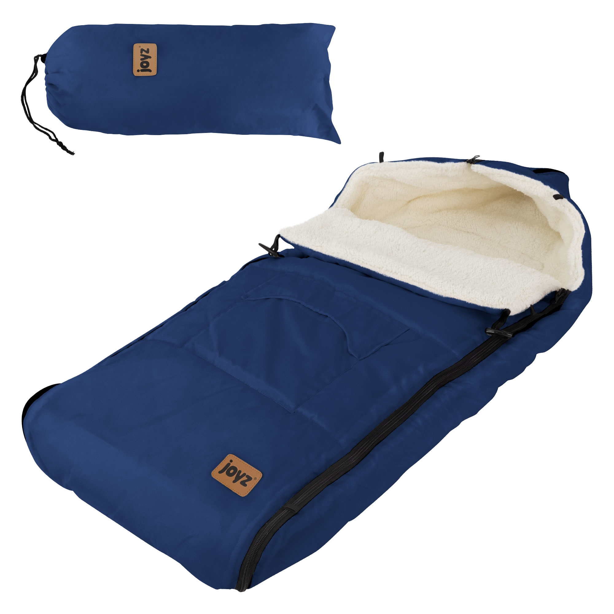 Chancelière Pour Bébé , Polyester, 94 X 48 X 10 Cm, Bleu Joyz ECD GERMANY