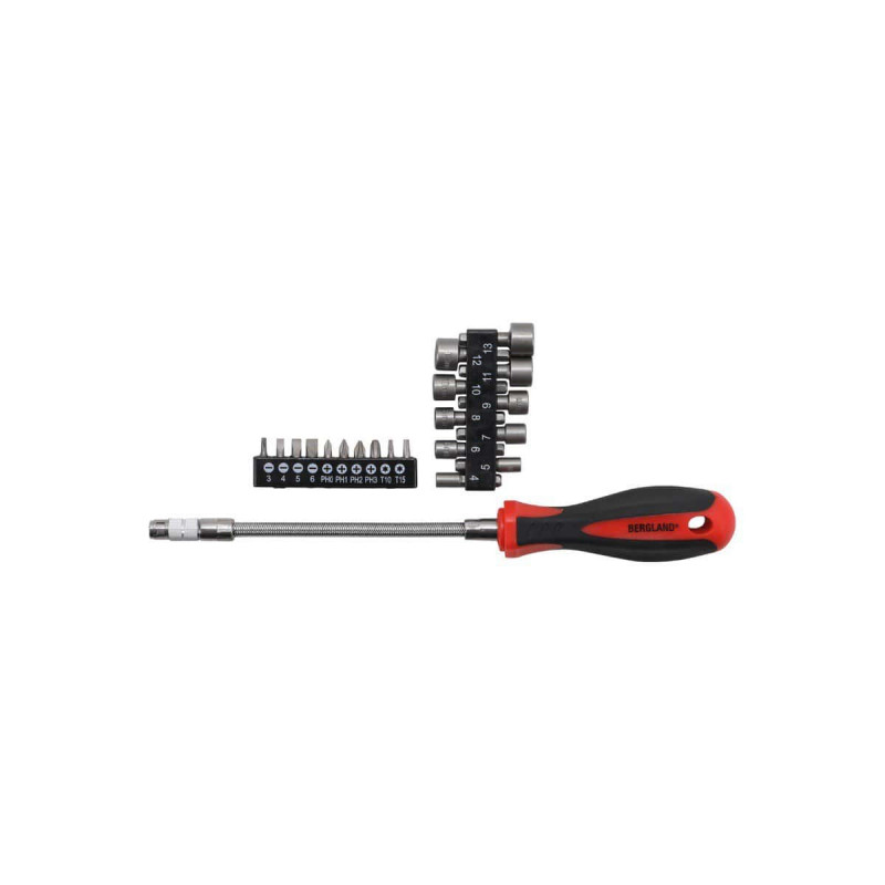 Jeu D'embouts De Tournevis Avec Tige Flexible Bgs - 31 Pcs - 20131