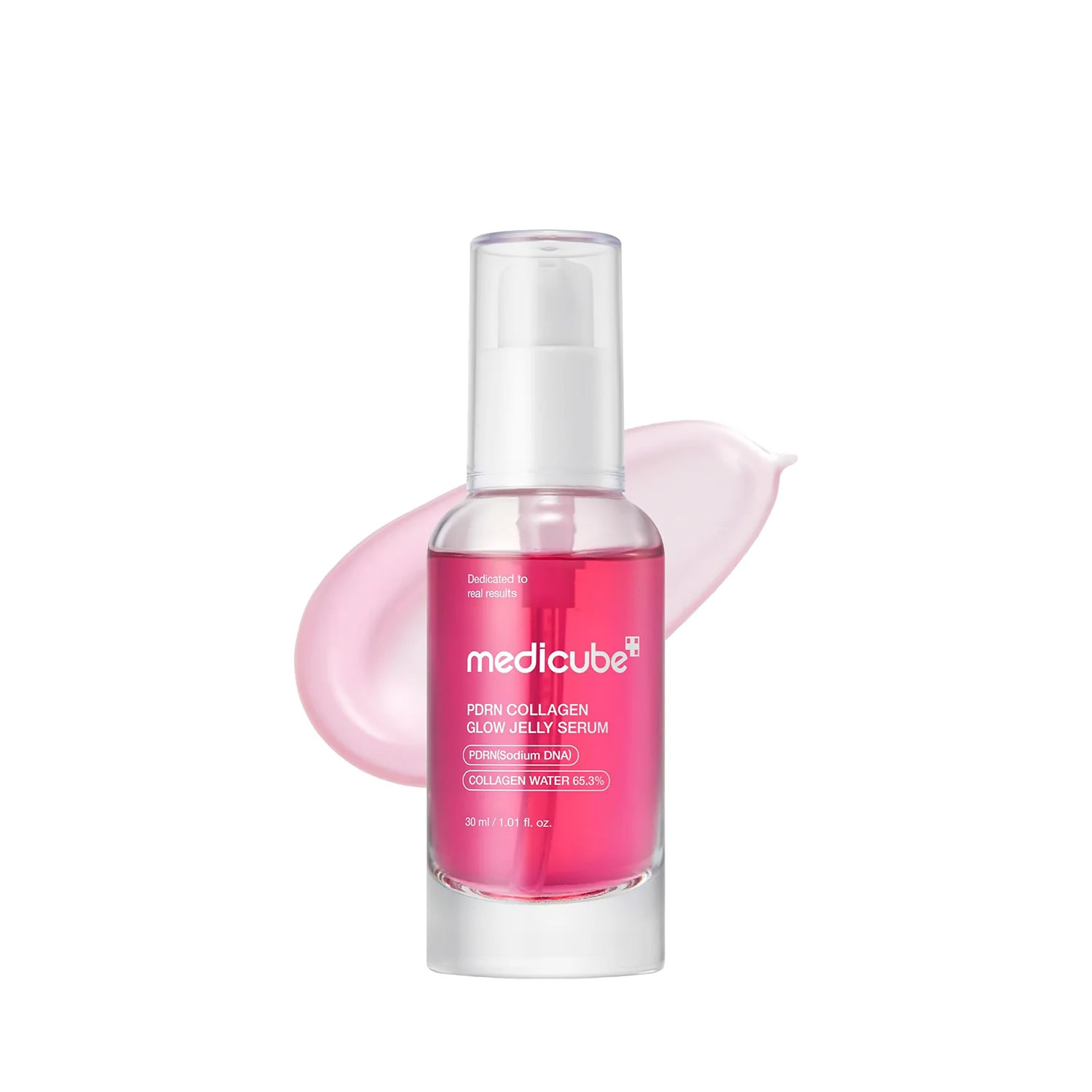 Ružové gélové sérum MEDICUBE PDRN Collagen Glow Jelly Serum