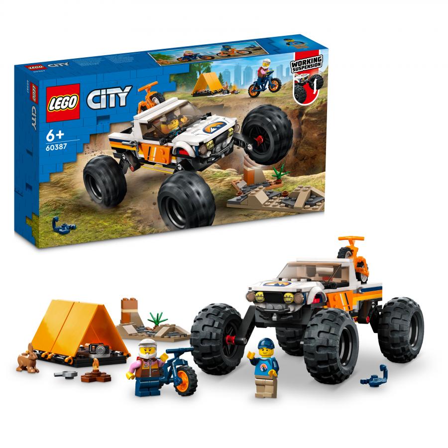 Lego® City 60387 Les Aventures Du 4x4 Tout-terrain, Monster Truck, 6+ Lego
