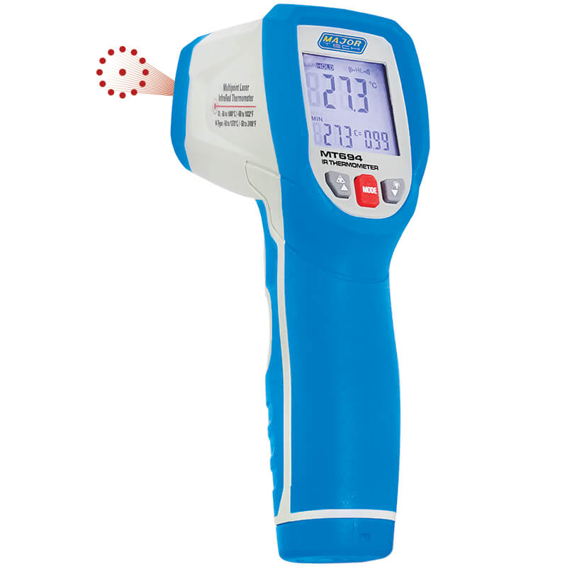 Infrared Thermometer with Multipoint Laser (MT694) - Major Tech