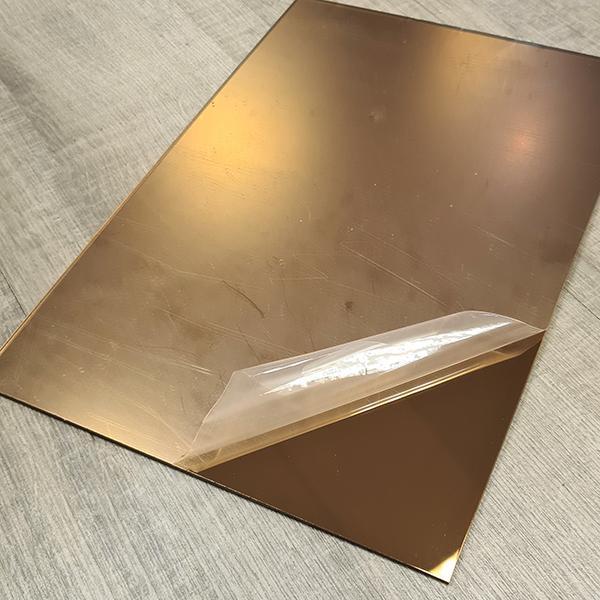 Acrylic Mirror Bronze 2mm 900x600mm
