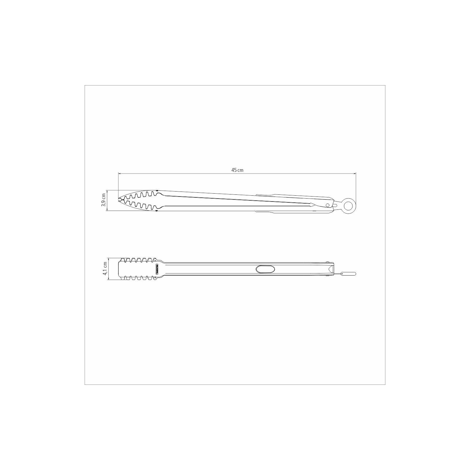 Pince Pour Barbecue Churrasco, 45cm, Inox Et Bois Tramontina