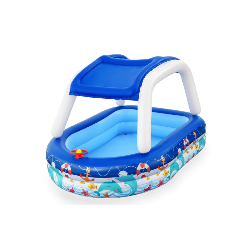 Bestway Inflatable Pool 3 Years And Above,3 Person,Multicolor,132 Cmx155 Cmx213 Cm