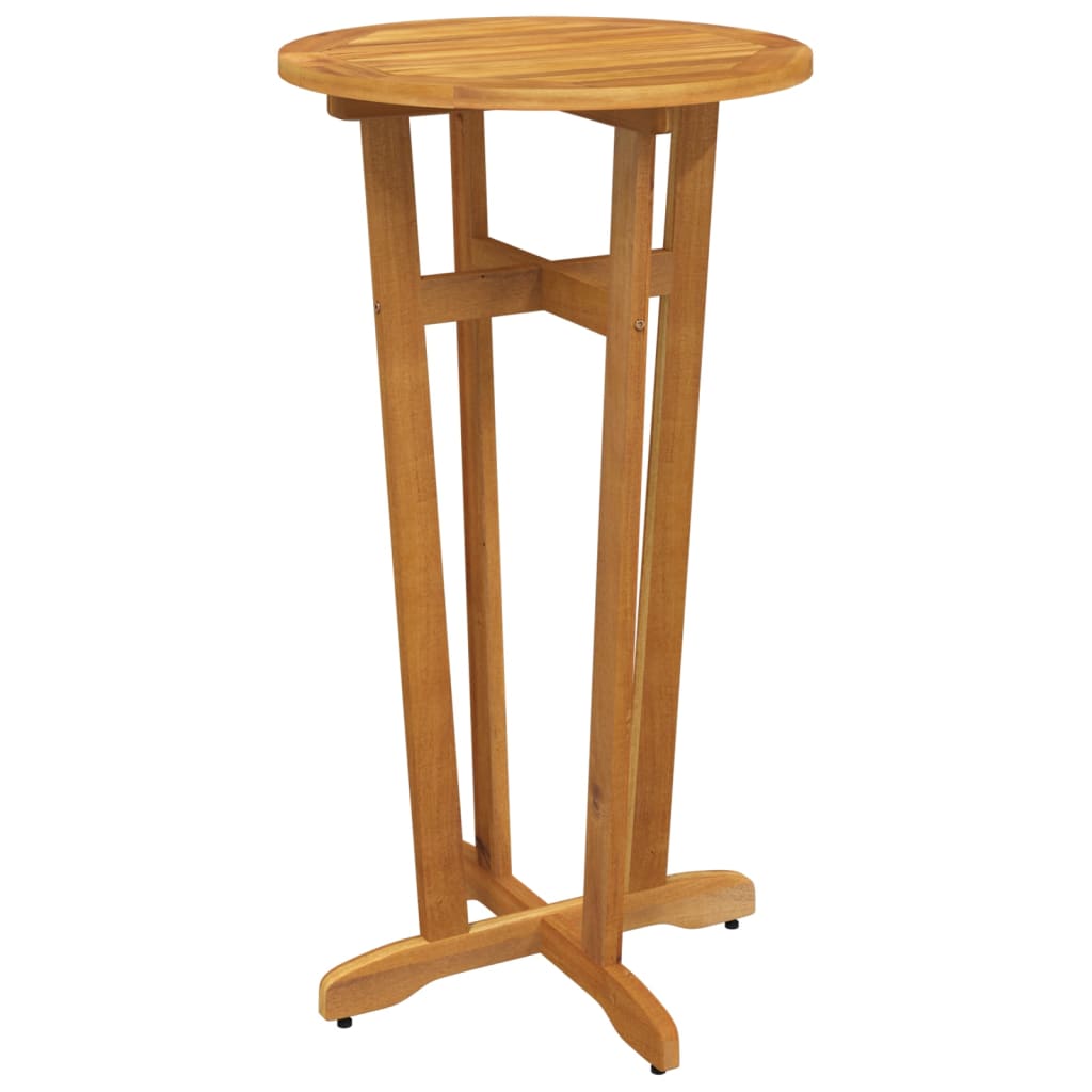 Ensemble De Bar 3 Pcs Bois D'acacia Solide Vidaxl