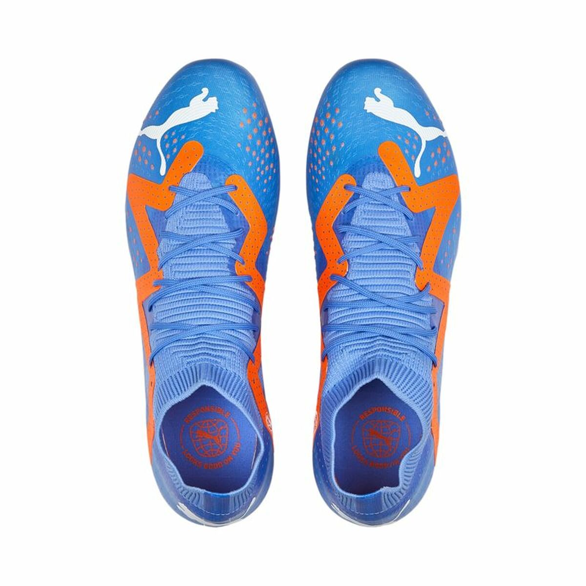 Chaussures De Football Pour Adultes Puma Future Match Fg/ag Bleu Unisexe