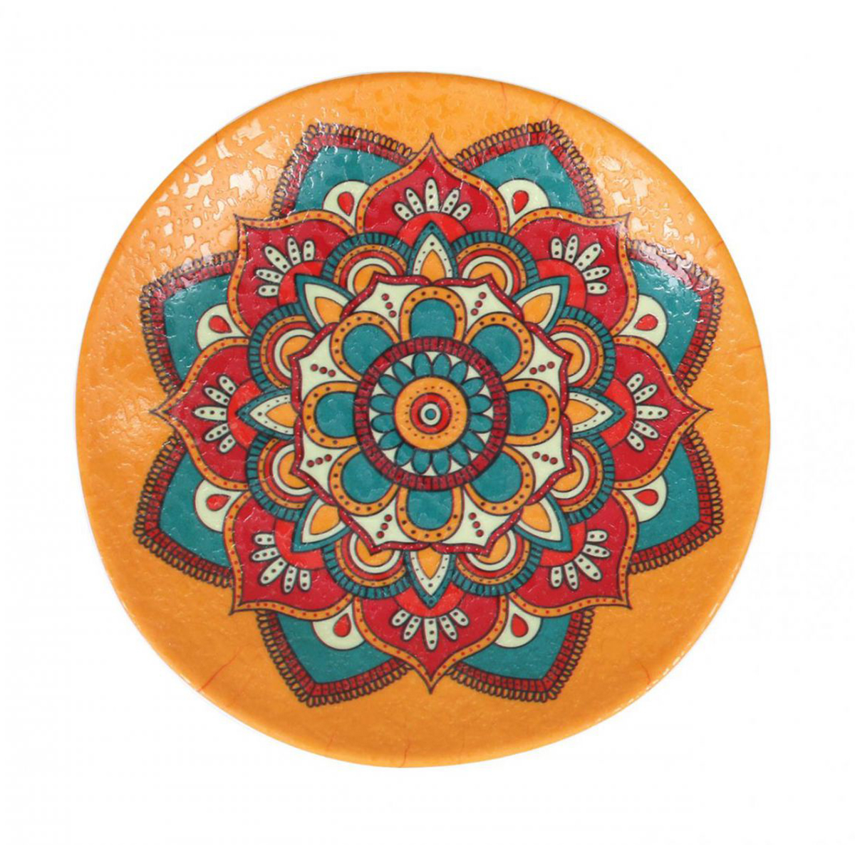 Lot De 24 Plats Rondes Rita 102g, Assiettes De Presentation À Pâtes Desserts En Porcelaine Décorée - D 15 X H 1,5 Cm