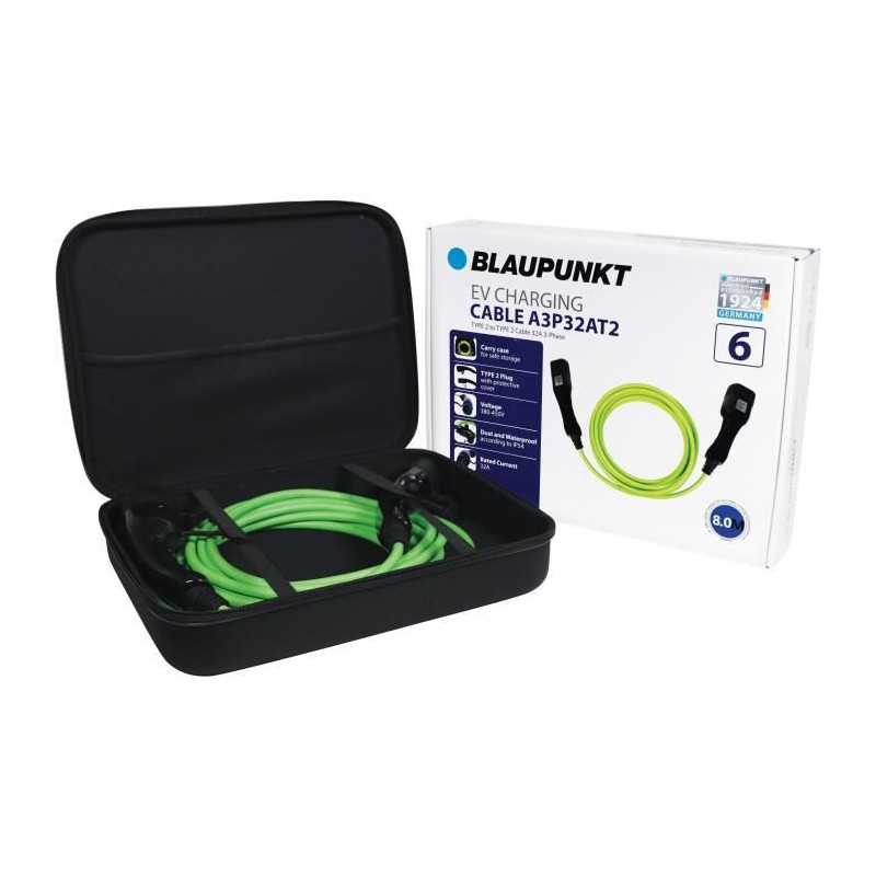 Cable Charge Vehicule Electrique T2-t2 A3p32at2 N?6 Blaupunkt