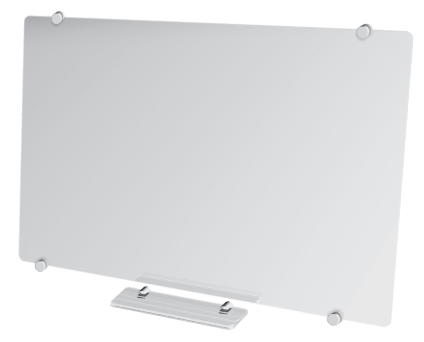 Glass Whiteboard Non-Magnetic (1200x1200mm)