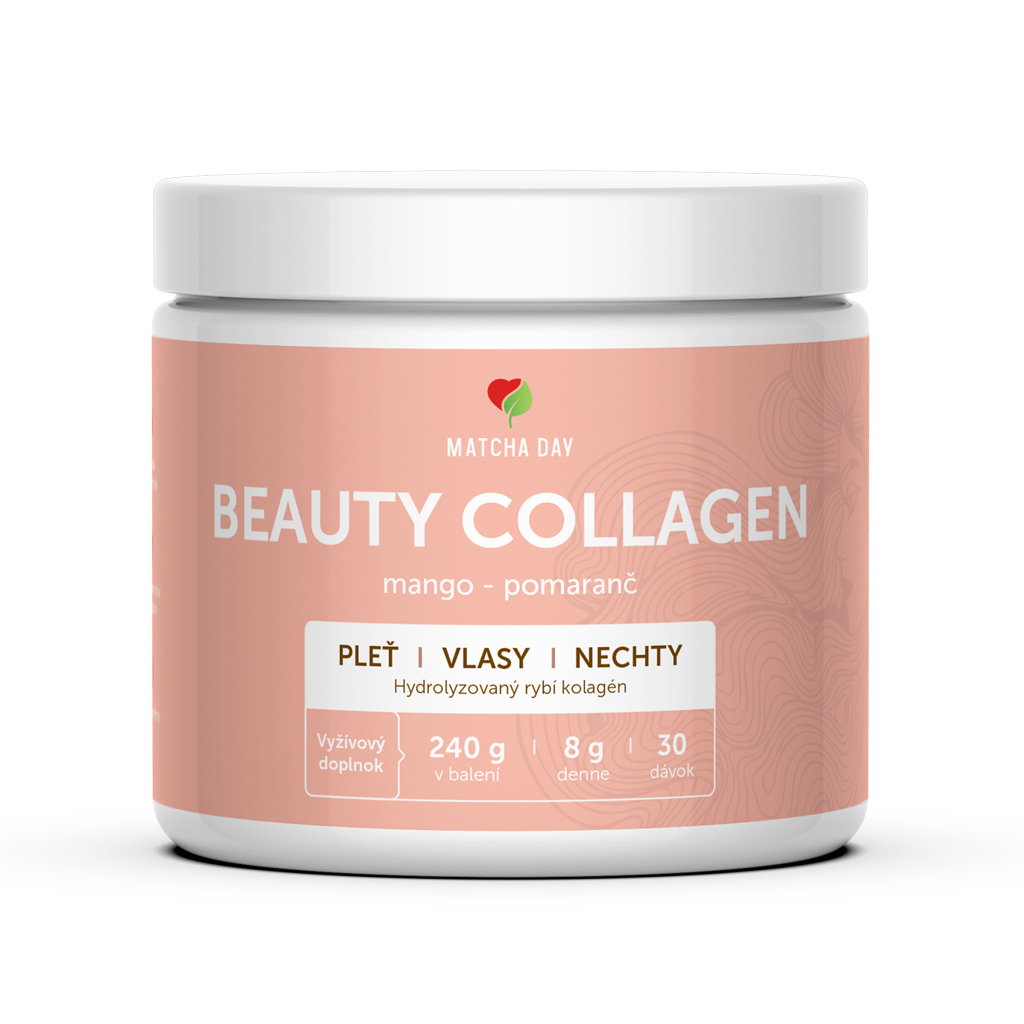 Beauty kolagén v práškovej forme s príchuťou mango-pomaranč
