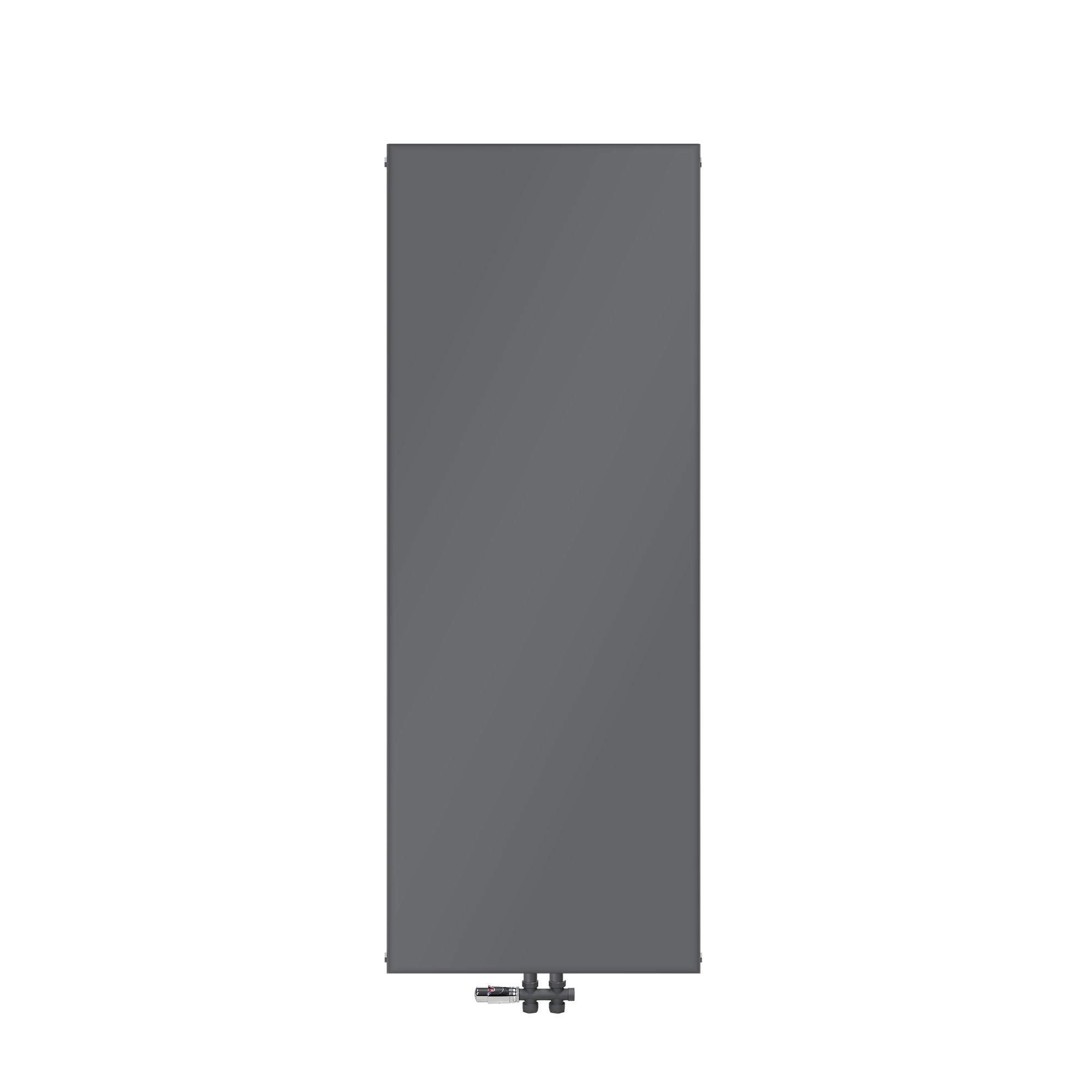 Radiateur Salle De Bain S SIENOC 500x1400mm Anthracite - Porte-Serviettes Chauffant Raccord Central