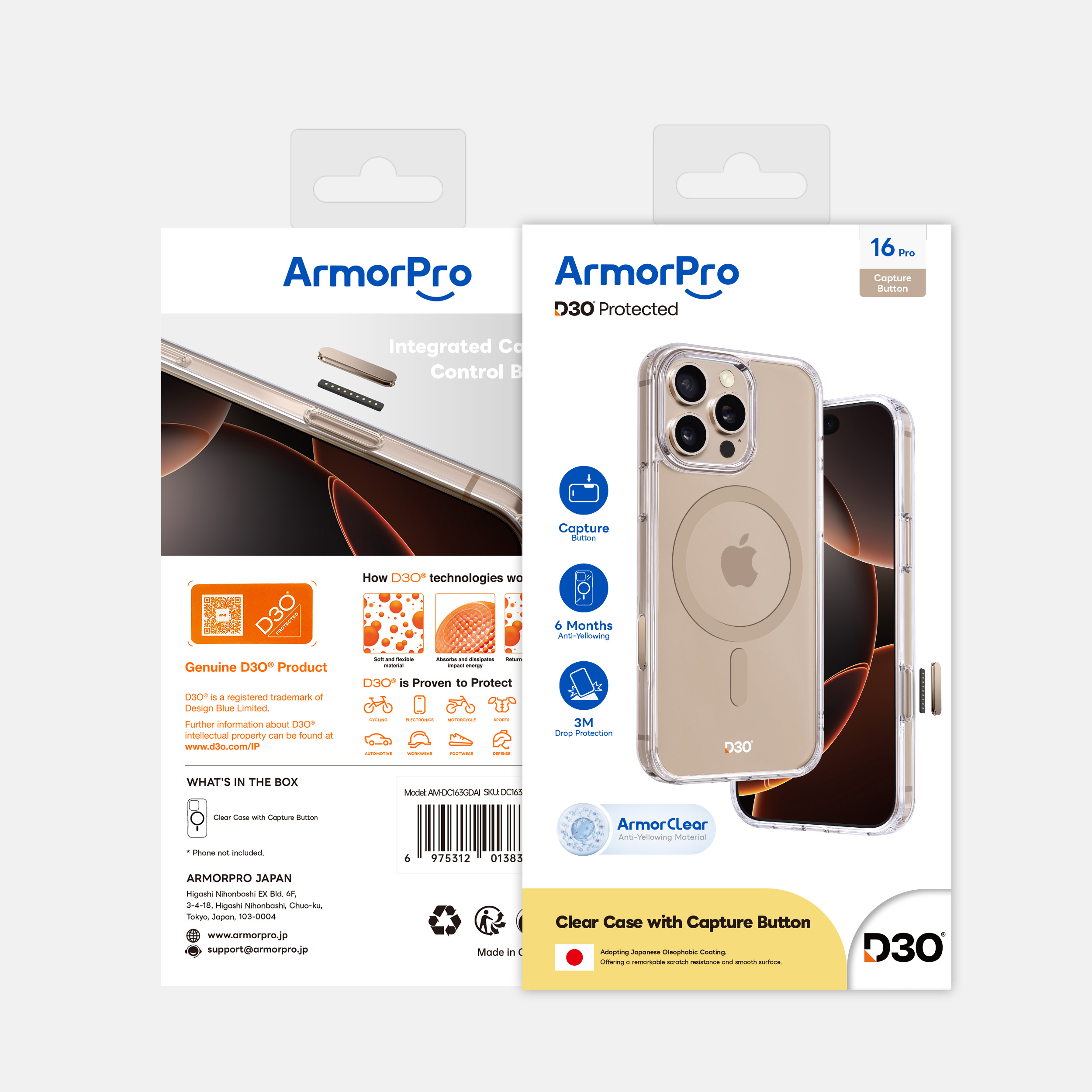 ArmorPro iPhone 16 Pro Back Cover Mobile Case