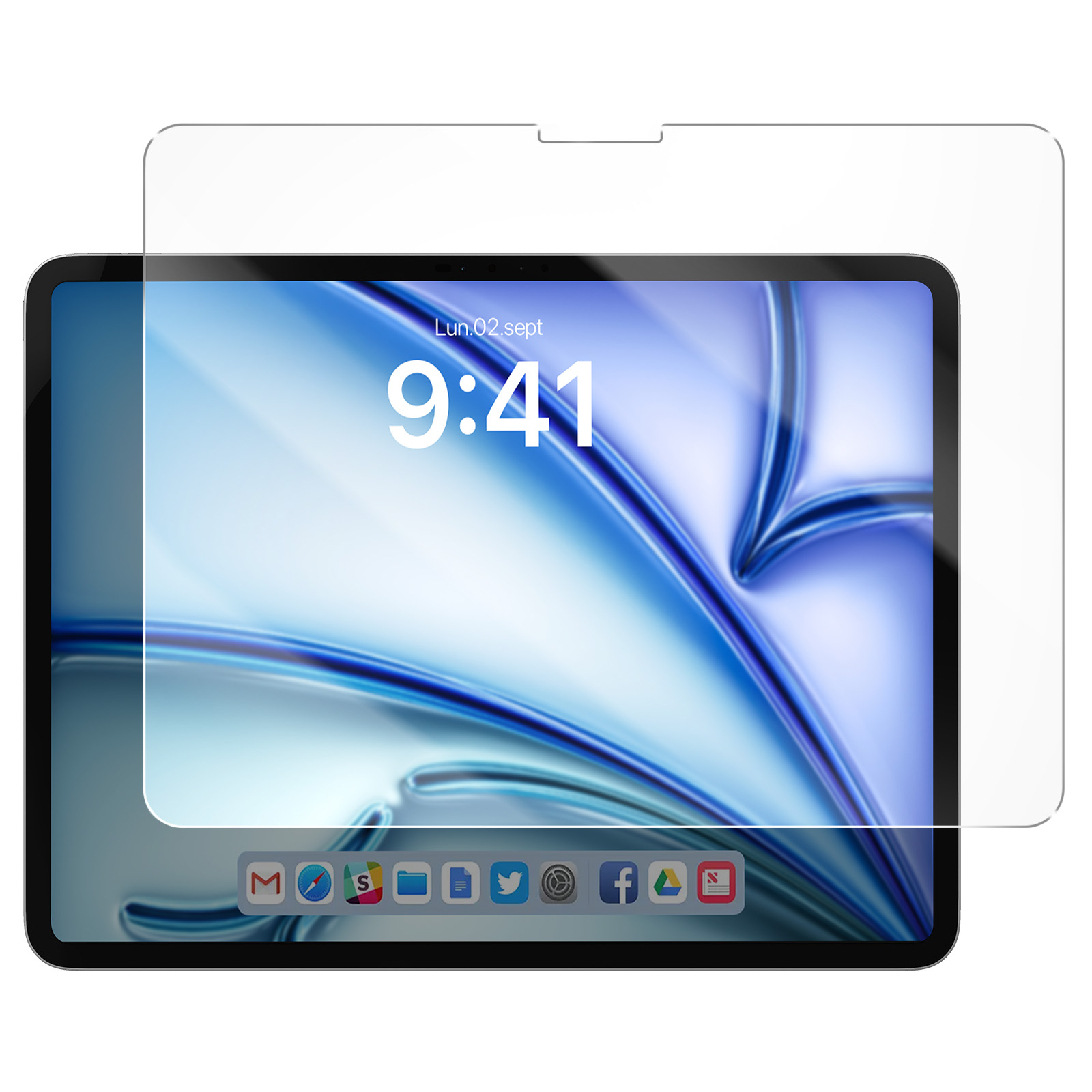 Film pour iPad Air 13 2024 / 13 2025 Effet Papier Anti-rayures Transparent