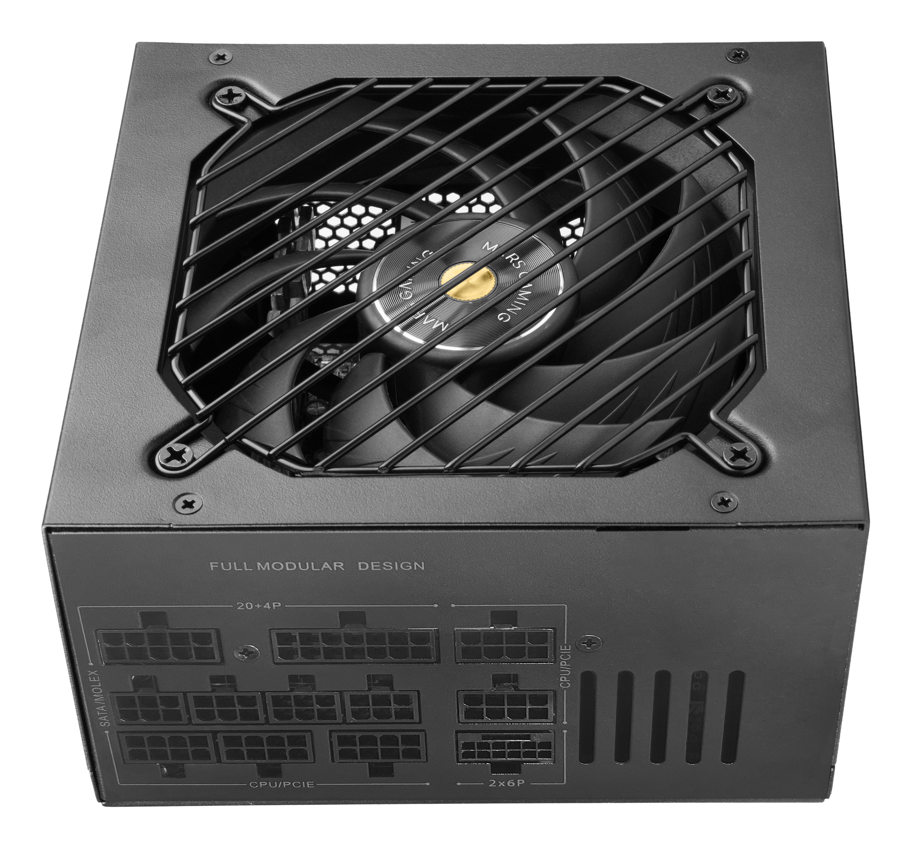 Mars Gaming Mpb1000psi Fuente Alimentación Modular Atx 3.1 1000w 80 Plus Gold Negro