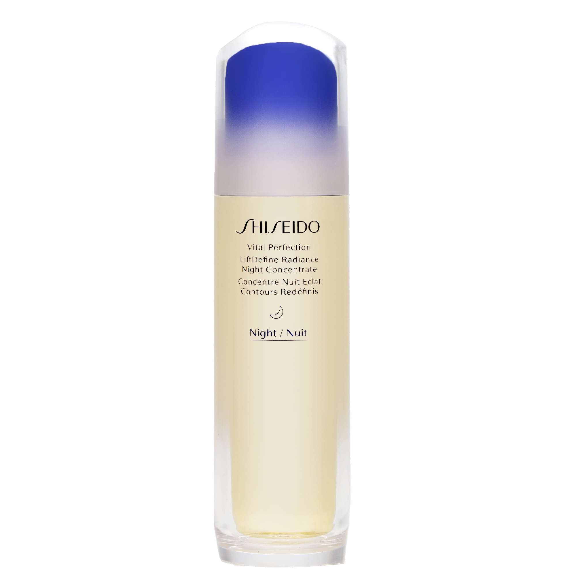 Shiseido Vrouw Vital Perfection Liftdefine Radiance Nachtconcentraat 80 Ml Voor En