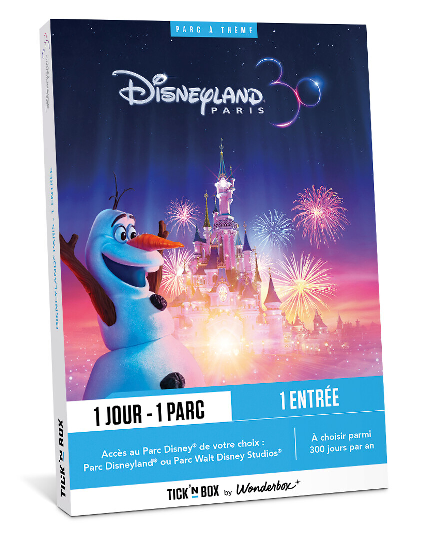 Coffret Cadeau Disneyland Paris 1 Jour / 1 Parc - 1 Adulte WONDERBOX